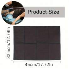 1pc Adjustable Tattoo Arm Rest Set With Soft Pad Desk Mat, Hand Support Kit For Tattooing Work, Includes Gloves - Black - View 4