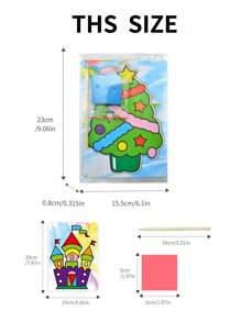 Set de manualidades DIY, pegatinas de arte botánico, pegatinas de mosaico autoadhesivas, manualidades sencillas, juguetes para niños, manualidades de papel.