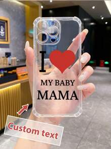 1 pièce Coque de téléphone personnalisable en TPU transparent anti-chute, compatible avec les smartphones iPhone, Android comme OPPO, compatible avec iPhone 15 Pro Max, A14, A54, A52, A31 4G, A23, Redmi Note 8 Pro, Note 11 Pro 4G, Note 12 4G, OPPO A54