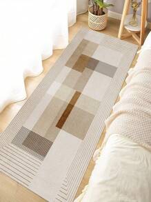 سجاد داخلي زخرفي ذو طابع بسيط وأنيق، مصنوع من مواد صناعية شبيهة بالصوف، سجاد داخلي مناسب لغرف المعيشة والأريكة والغرفة النوم وجانب السرير (مانع للانزلاق)، السجاد الداخلي للمطبخ والمكتب (وسادة كرسي)، البساط المدخل، البطانية الخارجية للرحلات والتخييم