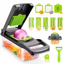 Nicer Dicer Plus 14 In 1 PREMIUM Vegetables Fruits Slicer Cutter - 黑色 - 查看 1