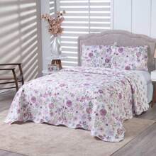 Boutis Ultrasonic Double-Sided 3-Piece Bedspread Kit With Pillowcase - 坎城 - 查看 2