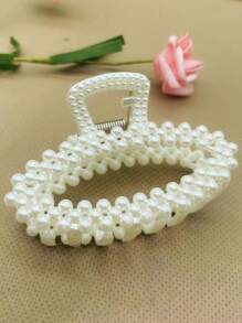 1-5 PCS Ins Style Temperament Pearl Grab Clip, Summer Senior Sense Of Large Hair Clips, Hair Claw Back Of Head Clip Headdress, Bridesmaid Proposal Gift, Pearl Bridesmaid Hair Clips, Bachelorette Party Gifts, Bridal Party Gifts, Hair Accessories