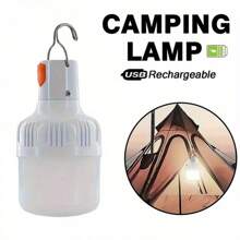 4 Stück/2 Stück/1 Stück wiederaufladbare LED Campinglampe, multifunktionale Taschenlampe mit Haken, matter ABS, 36V max. für Camping, Wandern, Abenteuer, Klettern, Notfall, Urlaub, Camping Zubehör - Campinglampe - Übersicht 12
