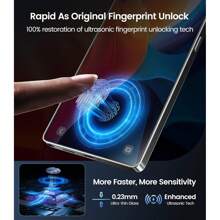 S26 Phone Protective Set [2pcs HD Tempered Glass Screen Protector (Supports Fingerprint Unlock) + 1pc Transparent Shockproof Anti-Scratch Anti-Drop Phone Protective Case With Camera Protection], Compatible With Samsung S23/S24/S25/S26 Ultra Plus - Clear - View 5