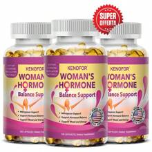 Women's Hormone Balance Support - With Black Cohosh, Mallow, Licorice, Red Clover And More - 120 Softgels - 1瓶 - 查看 1