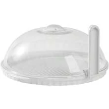 1pc Microwave Food Cover, Splatter Screen, Reusable Meal Prep Lid, Kitchen Accessory