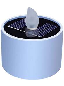 1/6pcs太阳能灯花园户外防水儿童房照明家用小夜灯庭院装饰感应吊灯阳台布置蜡烛灯 - 彩色 - 查看 14