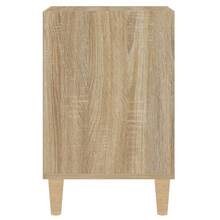 vidaXL Mobile per TV Rovere Sonoma 100x35x55 cm Legno Multistrato - Castano - Visualizzare 6
