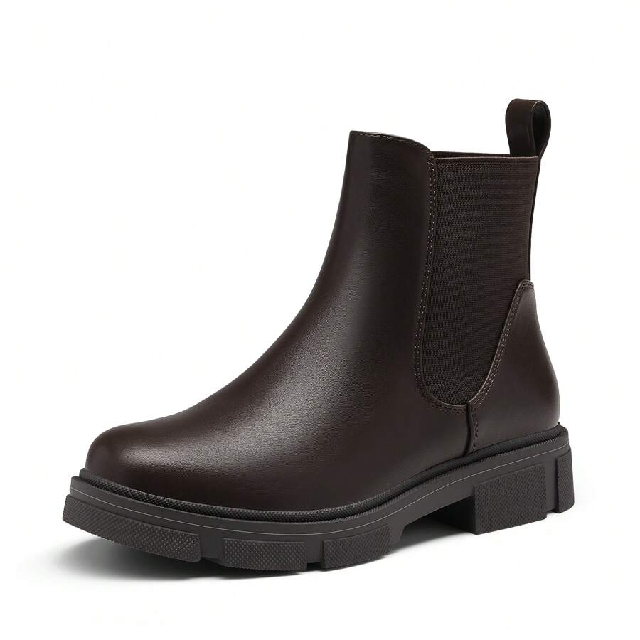 Women's Boots Chelsea Ladies Boot Pull On Fall Fashion Walking Ankle Booties