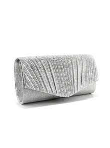 New Arrival Envelope Design Evening Green Color Women Clutch Bags Small Pocket Money Bags Party Wedding Handbags
