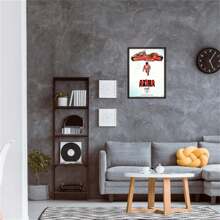 1 张动漫海报、漫画墙艺术印刷海报帆布画艺术室家居装饰无框