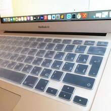 SDYIGOE Cubierta de silicona para teclado para todos los modelos Air/Pro de 13 ", 14", 15 "y 16", con chip M1, M2, M3 y M4, modelos A2918, A2991, A2338, A2337, A2681, A3113, A3240, versiones US y EU - silicona transparente - Ver 8