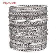 ZJ10589-19 Pieces Of Silver Bracelet