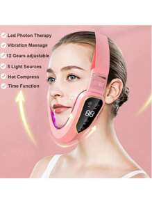 Double Chin Machine, 5 Modes And 12 Intensity Levels Face Lift Device, Intelligent Lifting Firming Saggy Skin Tightening Machine For Women Skin Care