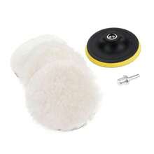 4/5/6inch 5pcs Car Detailing Self-Adhesive Polishing Pads, Polishing Kit Polishing Pad Car Wax Pad Wool Buffing Wheels, Suitable For Car Body Detailing Polishing Car Wash Tools