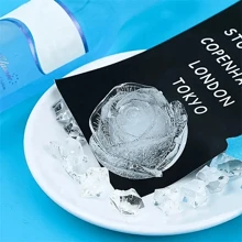 1pc Pink Mini Roses Ice Grid Ice Ball Silicone Mould,Ice-Ream Mould - Multicolor - View 11