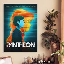 Framed TIANMIAN Anime Pantheon Poster Poster Decorative Painting Canvas Wall Art Living Room Posters Bedroom Painting