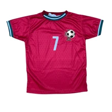Playera De Ronaldo Portugal 2025 Deportiva Niños - Rojo - Ver 2
