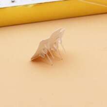 108对女士简约白色水晶塑料耳钉套装 - 白色 - 查看 7