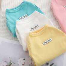 Spring And Summer Dog Teddy Bear Cat Vest, Pomeranian Schnauzer VIP Small And Medium-Sized Dog Pet Two Foot Clothes