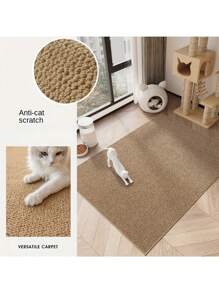 大空间可躺下玩耍，猫爱好者和猫妈妈都喜欢抓挠垫和猫爱好者和猫妈妈都喜欢睡垫 3 合 1 - 駝色 - 查看 4