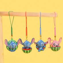 Miniso Disney Stitch Cute Keychain Backpack Pendant Bag Charm Small Gifts - Type a - View 1