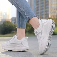 Patines de ruedas de diseño simple y unisex 2022 con ruedas extraíbles, muy atractivos