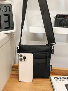 New Crossbody Phone Bag For Men, Commute & Outdoor Casual, Unisex Backpack - Multicolor - View 5