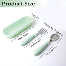 2pcs Personalized Cutlery Set, Custom Spoon- Custom Name Engraved Spoon Fork Set - Stainless Steel Cutlery Set, Stainless Steel Table Forks, For Anniversaries, For Valentine's Day, For Mother's Day, For Birthdays, For Children's Day, For Father's Day, For Graduation, For Weddings, For Housewarming Dining Room, Kitchen, Office, School