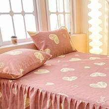 2 Pieces Printing Pillowcase Sweet Pillowcase Machine Washable Pillowcase