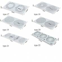 Flower Leaf Patterns Cake Lace Mat Fondant Silicone Mold DIY Craft Baking Decoration Tools Cooking Printing Mold - White - View 3