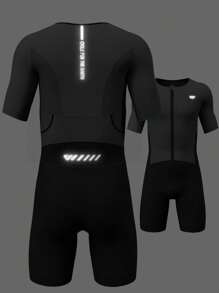 wulibike Triathlon Suits Men,High Elasticity Breathable Quick-Qrying Trisuit Race‌ Skinsuits Cycling Swimskin Bike Swim Run