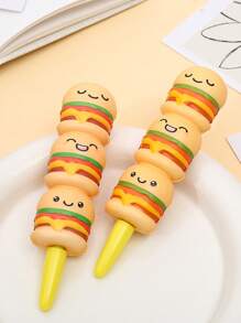 1pc Stress Relief Pen, Cartoon Squeeze Soft Stationery, Neutral Pen For Students