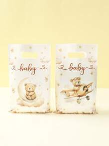 10/25/50 Túi quà gấu nâu, Túi đựng quà dự tiệc Babyshower, Túi gói quà gấu dễ thương, Túi tote, Túi đóng gói quà tặng, Túi đựng đồ, Vật dụng trang trí Babyshower, Đồ trang trí tiệc sinh nhật lần thứ 1, Vật dụng dự tiệc tiết lộ giới tính, Vật dụng dự tiệc cưới, Quà tặng dự tiệc cô dâu, Vật dụng dự tiệc tiết lộ giới tính, Vật dụng dự tiệc ngày lễ - gấu nâu - Xem 8