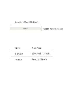 1pc Spring/Summer Floral Printed Silk-Like Scarf, Multi-Functional Fashionable Decorative Scarf/Hair Band/Ribbon, Versatile For Daily Wear - Multicolor - View 5