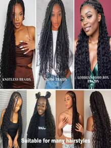 Human Braiding Hair For Boho Braids Water Wave Bulk Human Hair For Braiding No Weft Wet And Wavy Curly Human Hair Extensions 2 Bundles/Pack 90g Natural Color 32 Inch - SNatural - View 9