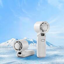 AOYI 便携式手持风扇，小型可折叠台式风扇，速度（1-5）可调 3600mAh 电池可充电个人冷却风扇，风力强劲，小型夏季避暑风扇，适合女性男性旅行/露营/户外/办公室/海滩/学校的礼物 - 彩色 - 查看 5