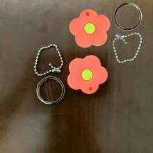 1/2/3Pcs Cute Floral Cartoon Silicone Key Cover Cap - Soft Key Holder Chain Accessories For Women Girls, Perfect Gift For Her