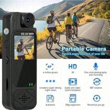 1pc Law Enforcement Recorder, draagbaar, fietsend, klein, high-definition camera, inspectie-, opname- en videoapparaat met scherm, sportcamera, anti-sh