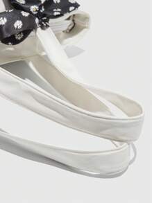 Large Capacity Plain Color Tote Bag With Multiple Pockets, Lightweight And Easy To Carry A Laptop - White - View 8