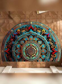 Tapete Shag Moderno de Cristal Céu Meia-Lua Marroquino com Apoio Antiderrapante, Lavável em Máquina, Resistente a Manchas, Pelo Médio - Padrão de Seta da Moda, Adequado para Corredor, Entrada, Quarto e Hotel