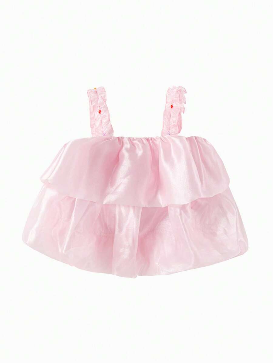 Balabala Floral Bubble Tank Top für Mädchen, Sommerkleidung