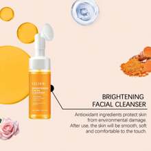 Turmeric Tightening Pore Cleanser -Cleanses Facial Oil, Moisturizes And Beauties Skin, Face Cleaner For 3.38 Fl.Oz - 深層清潔 - 查看 9