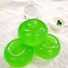 Green Apple Squishy Stress Relief Toy, Slow Rebound, Ultra Soft, High-End Design, Suitable For Office Use, Ideal Birthday, Easter Or Party Gift - Multicolor - View 5