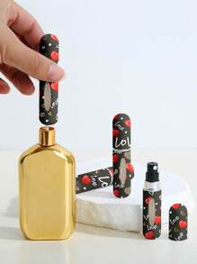 1 chai xịt nước hoa cầm tay 5ml, Quà tặng, Chai đựng nước hoa, Có thể tái sử dụng, Nhiều mẫu mã để lựa chọn, Có họa tiết hoa - Bình xịt du lịch mini có thể nạp lại, Máy bơm mỹ phẩm, Máy xịt nước hoa, Bình xịt tái sử dụng sạc trực tiếp từ đáy, Hiệu ứng phun sương mịn mạnh, Có nhiều họa tiết đẹp mắt - Xem 5