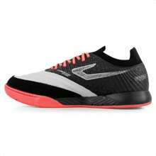 Chuteira Futsal Topper Dominator Fuse Unissex - PRETO / CORAL - Visão 6
