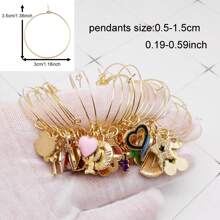 30 Mixed Lot Wine Glass Charm Enamel Pendant For Wineglasses Goblet Wedding Party Hanging Ornament Decoration