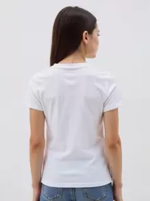 Puma ESS+ Logo Tee G - Puma White - View 3