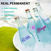 全息乙烯基 - 12 张 12 英寸 x 10 英寸全息永久乙烯基 + 2 张转移胶带 - 易于转移彩虹工艺粘合乙烯基片 - 各種顏色 - 查看 5